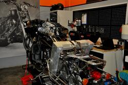 Vermessung und Überprüfung einer Harley Davidson nach Ankauf und verschwiegenem 		Unfallschaden.